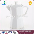 Pote de té de cerámica blanco moderno al por mayor